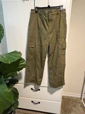 Olive Cargo Pants with Utility Pockets SZ XXL
